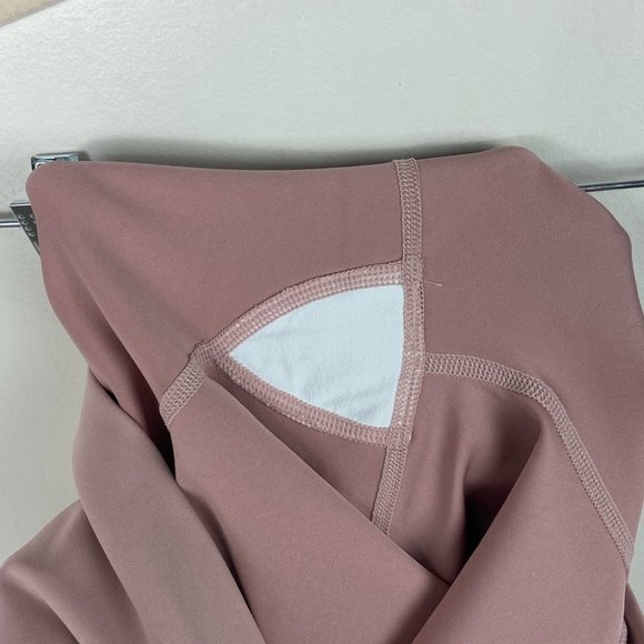 Alo Yoga High Waist Airlift Leggings Pink Size Medium Lavender Yoga Pants Tights - Picture 11 of 12